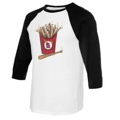 Women's St. Louis Cardinals Tiny Turnip White/Black Hot Bats 3/4-Sleeve Raglan T-Shirt 6 Women's St. Louis Cardinals Tiny Turnip White/Black Hot Bats 3/4-Sleeve Raglan T-Shirt -St. Louis Cardinals Sales 2023 4 sleeve raglan t shirt pi4750000 altimages ff 4750344 54b0e00a082dee2f817calt2 full