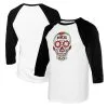 Women'sArizona Diamondbacks Tiny Turnip White/Black Sugar Skull 3/4-Sleeve Raglan T-Shirt -St. Louis Cardinals Sales 2023 4 sleeve raglan t shirt pi4750000 altimages ff 4750916 0ea62477524767306f66alt1 full