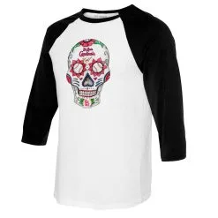 Women'sSt. Louis Cardinals Tiny Turnip White/Black Sugar Skull 3/4-Sleeve Raglan T-Shirt 6 Women'sSt. Louis Cardinals Tiny Turnip White/Black Sugar Skull 3/4-Sleeve Raglan T-Shirt -St. Louis Cardinals Sales 2023 4 sleeve raglan t shirt pi4750000 altimages ff 4750940 4c8f55e0f1a8aeedf77ealt2 full