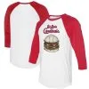 Women's St. Louis Cardinals Tiny Turnip White/Red Burger 3/4-Sleeve Raglan T-Shirt -St. Louis Cardinals Sales 2023 4 sleeve raglan t shirt ss5 p 5301640pv 1u csnzcu8iem4x3qqwen5tv qie0rghca7skp1nyb3xe