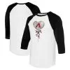 Women's Arizona Diamondbacks Tiny Turnip White/Black Heart Lolly 3/4-Sleeve Raglan T-Shirt -St. Louis Cardinals Sales 2023 4 sleeve raglan t shirt ss5 p 5301939pv 1u ahxr9jo0owps4qhexbokv ksfhh3a8awotrnzo2jyv