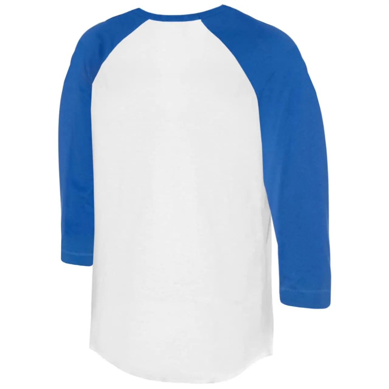 Women's Toronto Blue Jays Tiny Turnip White/Royal Hot Bats 3/4-Sleeve Raglan T-Shirt 5 Women's Toronto Blue Jays Tiny Turnip White/Royal Hot Bats 3/4-Sleeve Raglan T-Shirt - Image 3