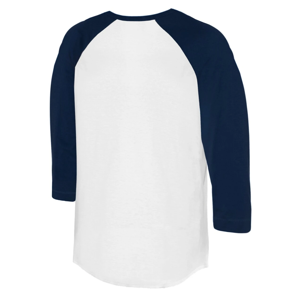 Women's Cleveland Guardians Tiny Turnip White/Navy James 3/4-Sleeve Raglan T-Shirt 5 Women's Cleveland Guardians Tiny Turnip White/Navy James 3/4-Sleeve Raglan T-Shirt - Image 3