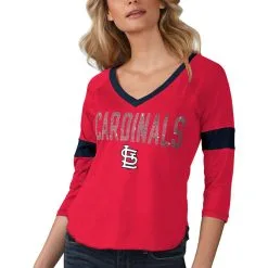 Women's St. Louis Cardinals Touch Red Ultimate Fan 3/4-Sleeve Raglan V-Neck T-Shirt 9 Women's St. Louis Cardinals Touch Red Ultimate Fan 3/4-Sleeve Raglan V-Neck T-Shirt -St. Louis Cardinals Sales 2023 4 sleeve raglan v neck t shirt pi3374000 altimages ff 3374165 b929288c98effb516d8ealt4 full