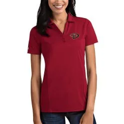 Arizona Diamondbacks Antigua Women's Tribute Polo - Cardinal