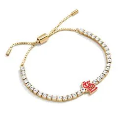 St. Louis Cardinals BaubleBar Pull-Tie Tennis Bracelet