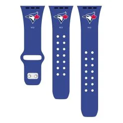 Artinian Toronto Blue Jays Blue Logo Silicone Apple Watch Band