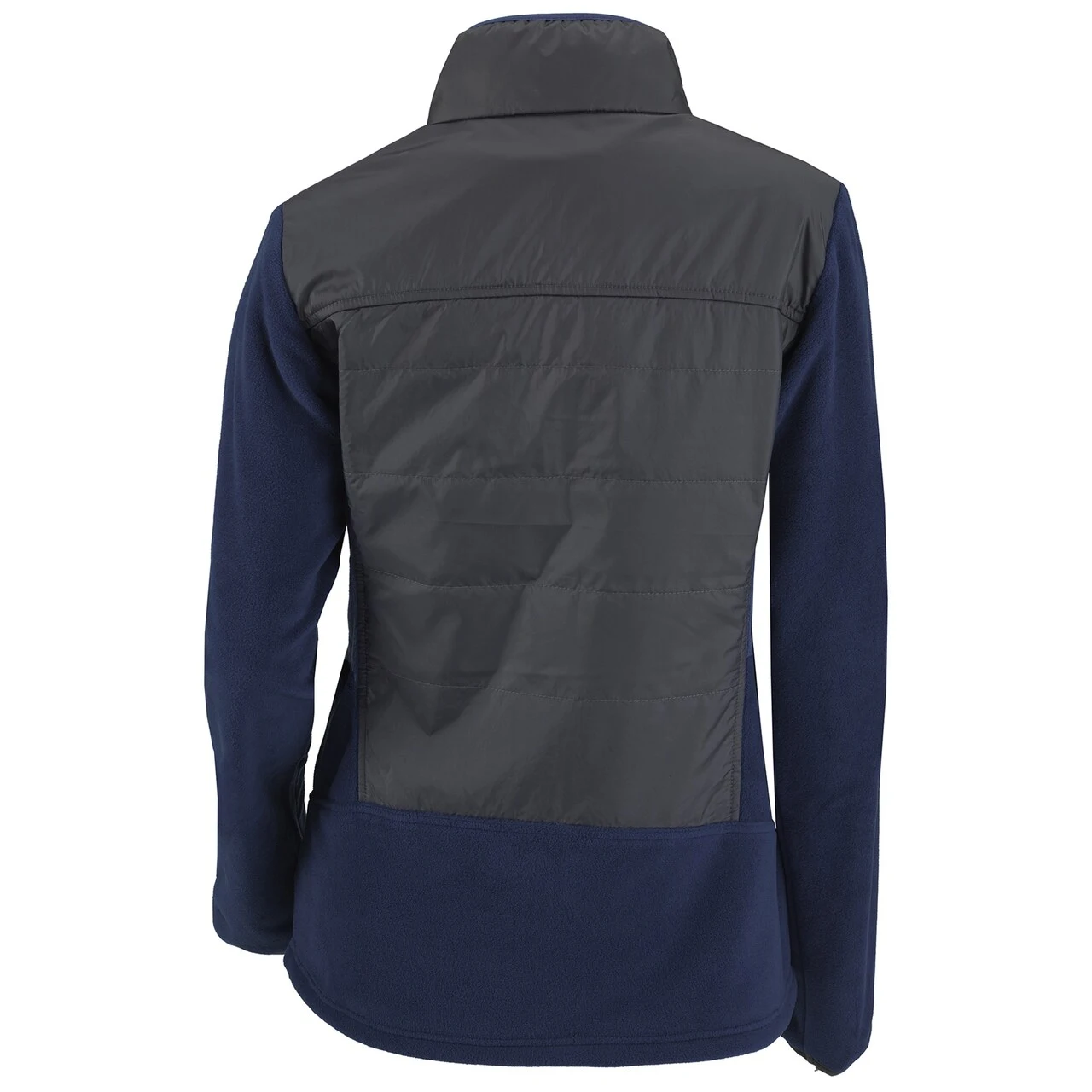 Women's Cleveland Guardians Columbia Navy/Charcoal Basin Butte Fleece Full-Zip Jacket 5 Women's Cleveland Guardians Columbia Navy/Charcoal Basin Butte Fleece Full-Zip Jacket - Image 3