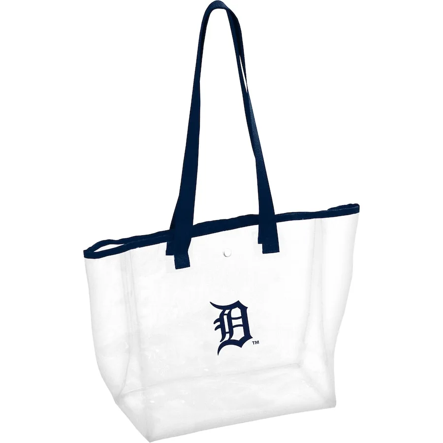 Logo Brands Detroit Tigers Stadium Clear Tote 3 Logo Brands Detroit Tigers Stadium Clear Tote