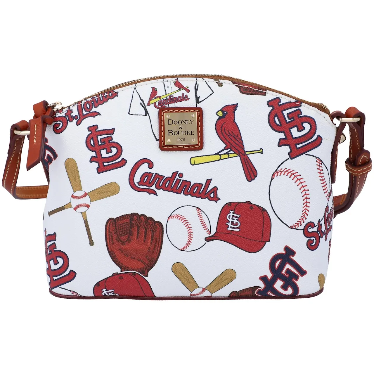 St. Louis Cardinals Dooney & Bourke Gameday Suki Crossbody With Medium Wristlet 4 St. Louis Cardinals Dooney & Bourke Gameday Suki Crossbody With Medium Wristlet - Image 2