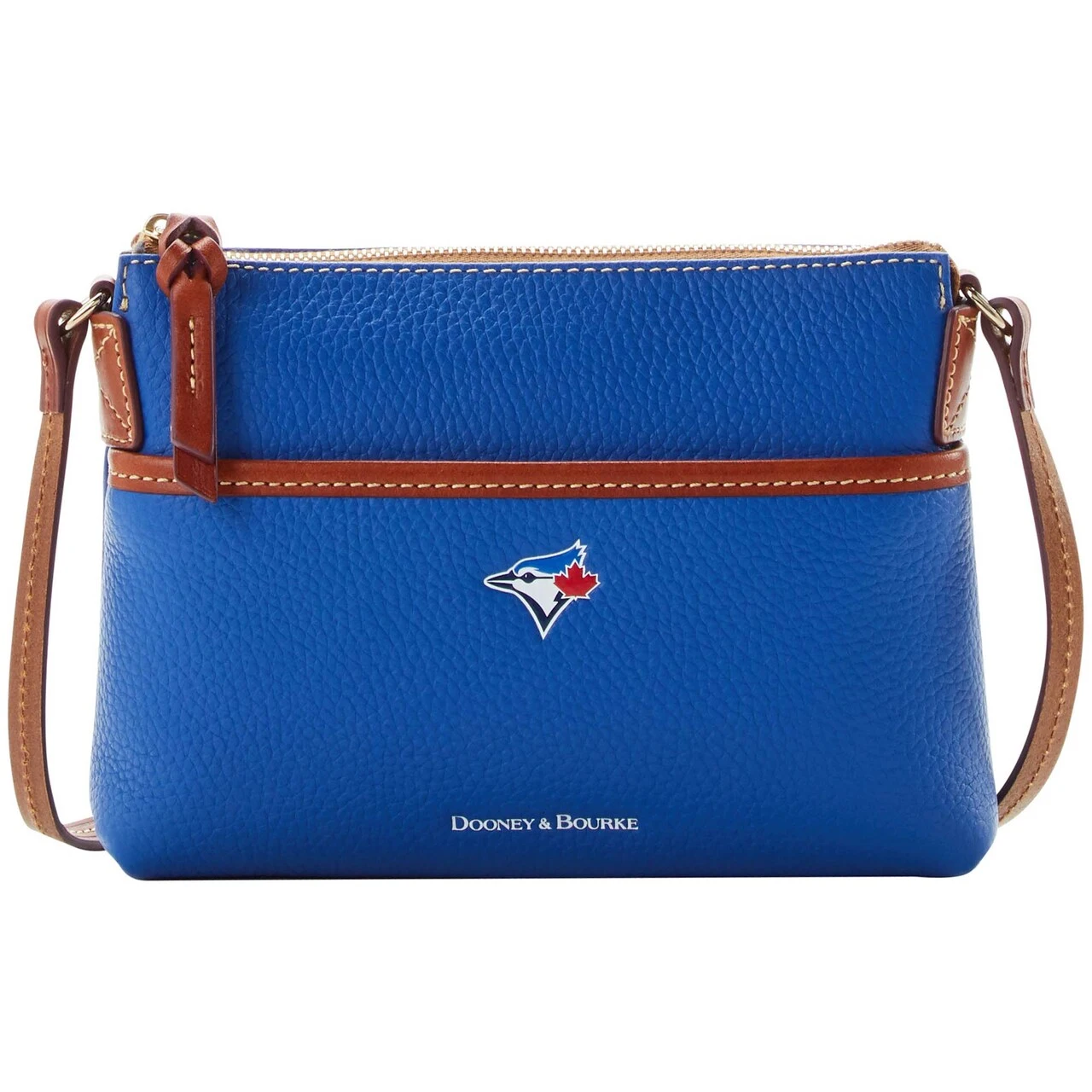 Toronto Blue Jays Dooney & Bourke Pebble Ginger Crossbody 3 Toronto Blue Jays Dooney & Bourke Pebble Ginger Crossbody