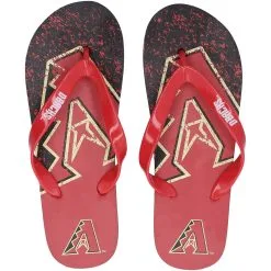 Arizona Diamondbacks FOCO Big Logo Flip-Flops