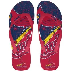 St. Louis Cardinals FOCO Big Logo Flip-Flops