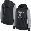 Women's Detroit Tigers Nike Navy/Gray Authentic Collection Pullover Hoodie