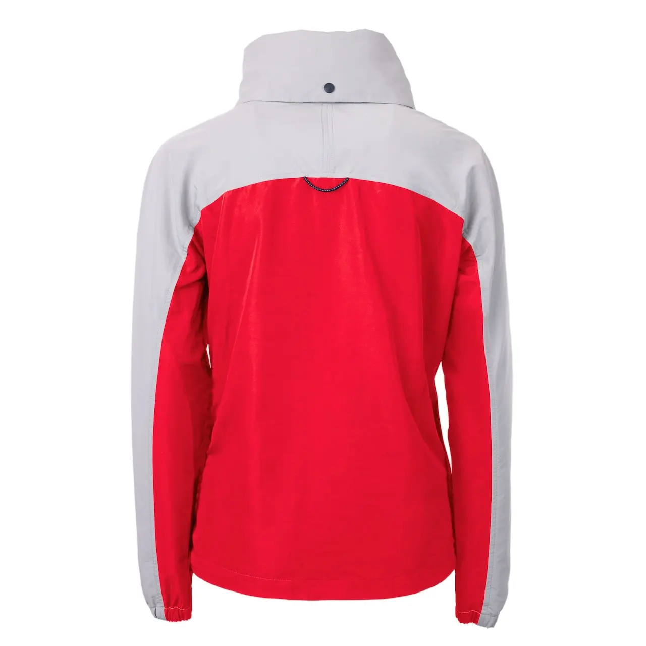 Women's Detroit Tigers Cutter & Buck Red/Gray Charter Eco Recycled Anorak Jacket 5 Women's Detroit Tigers Cutter & Buck Red/Gray Charter Eco Recycled Anorak Jacket - Image 3