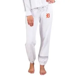 Women's Detroit Tigers Concepts Sport Cream/Gray Pendant French Terry Jogger Pants