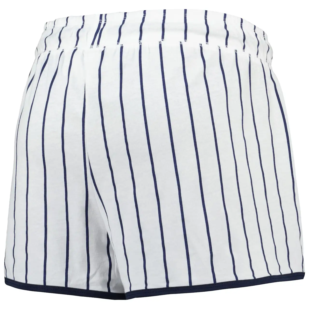 Women's Cleveland Guardians Concepts Sport White/Navy Vigor Pinstripe Sleep Shorts 5 Women's Cleveland Guardians Concepts Sport White/Navy Vigor Pinstripe Sleep Shorts - Image 3