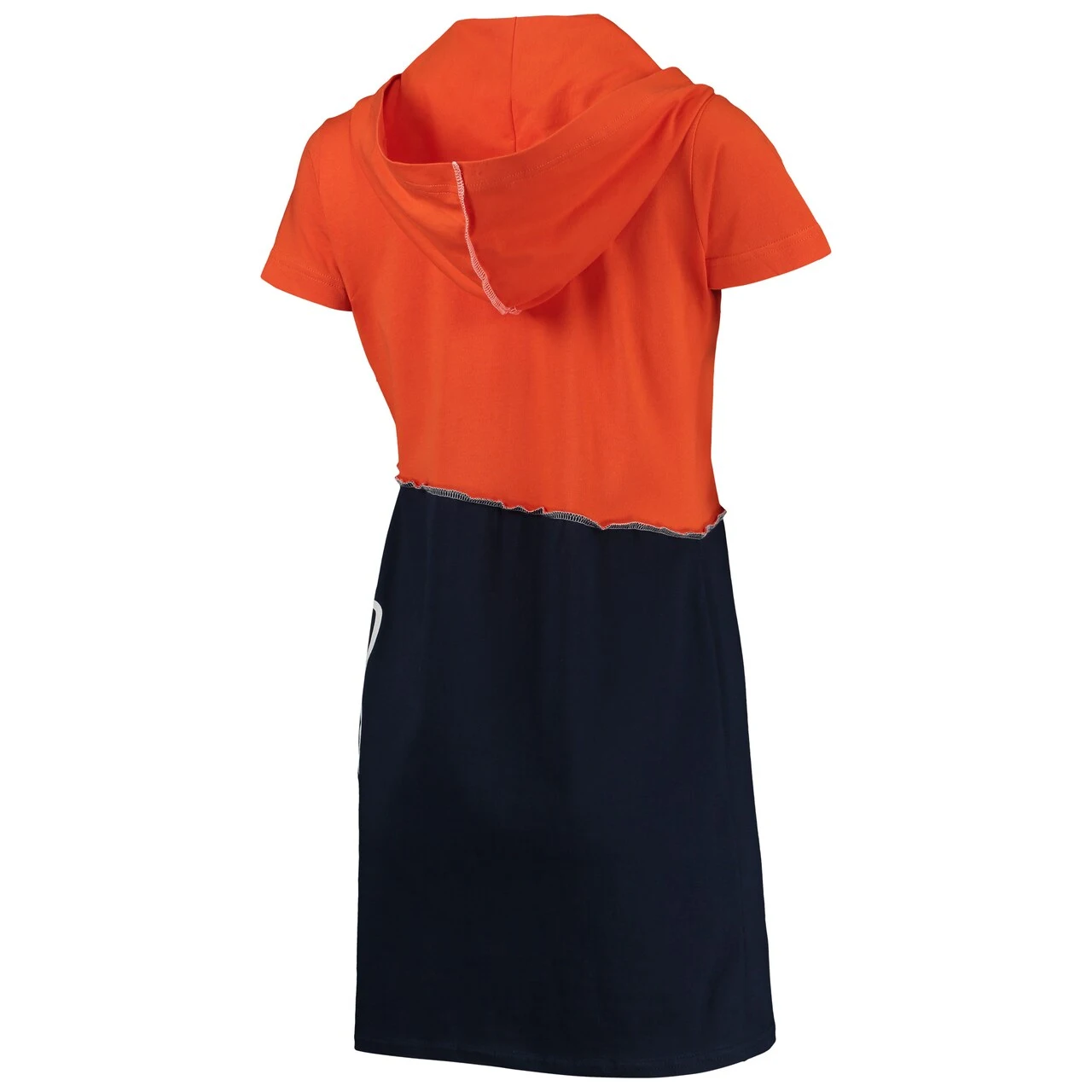 Women's Detroit Tigers Refried Apparel Orange/Navy Hoodie Dress 5 Women's Detroit Tigers Refried Apparel Orange/Navy Hoodie Dress - Image 3