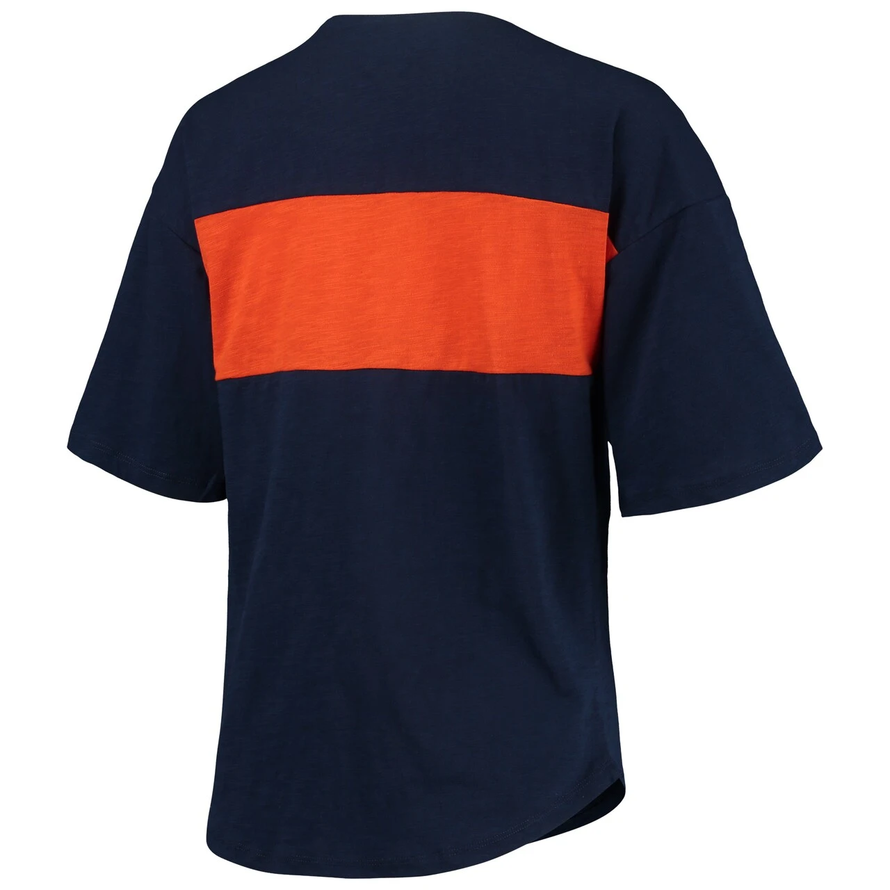 Women's Detroit Tigers Touch Navy/Orange Lead Off Notch Neck T-Shirt 5 Women's Detroit Tigers Touch Navy/Orange Lead Off Notch Neck T-Shirt - Image 3