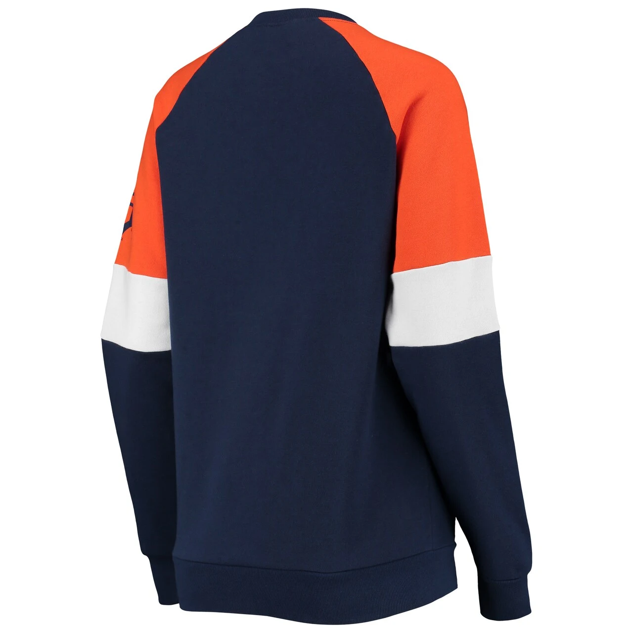 Women's Detroit Tigers Starter Navy/Orange Playmaker Raglan Pullover Sweatshirt 5 Women's Detroit Tigers Starter Navy/Orange Playmaker Raglan Pullover Sweatshirt - Image 3