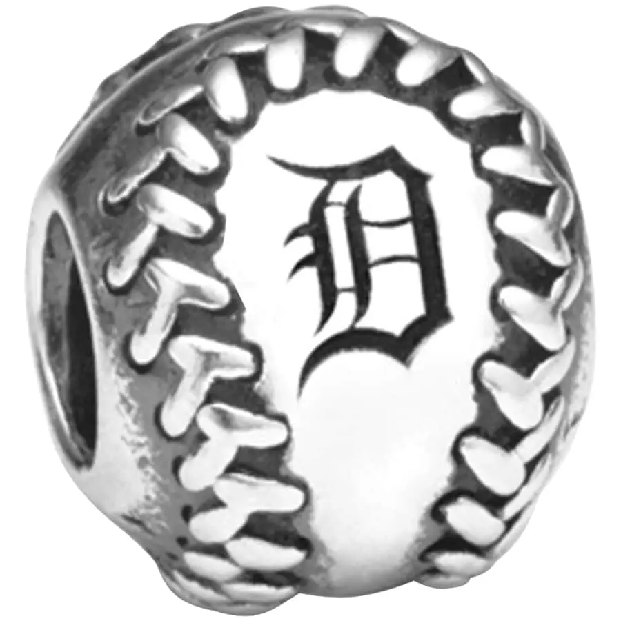 Detroit Tigers Pandora Baseball Charm 3 Detroit Tigers Pandora Baseball Charm