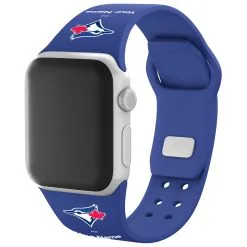 Artinian Toronto Blue Jays Royal Personalized Silicone Apple Watch Band