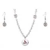 St. Louis Cardinals Crystals From Swarovski Baseball Necklace & Earrings -St. Louis Cardinals Sales 2023 st louis cardinals crystals from swarovski baseball necklace and earrings pi2460000 ff 2460389 full