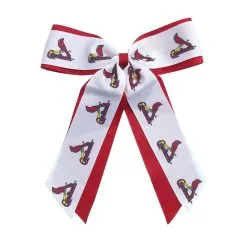 USA Licensed Bows St. Louis Cardinals Jumbo Cheer Ponytail Holder