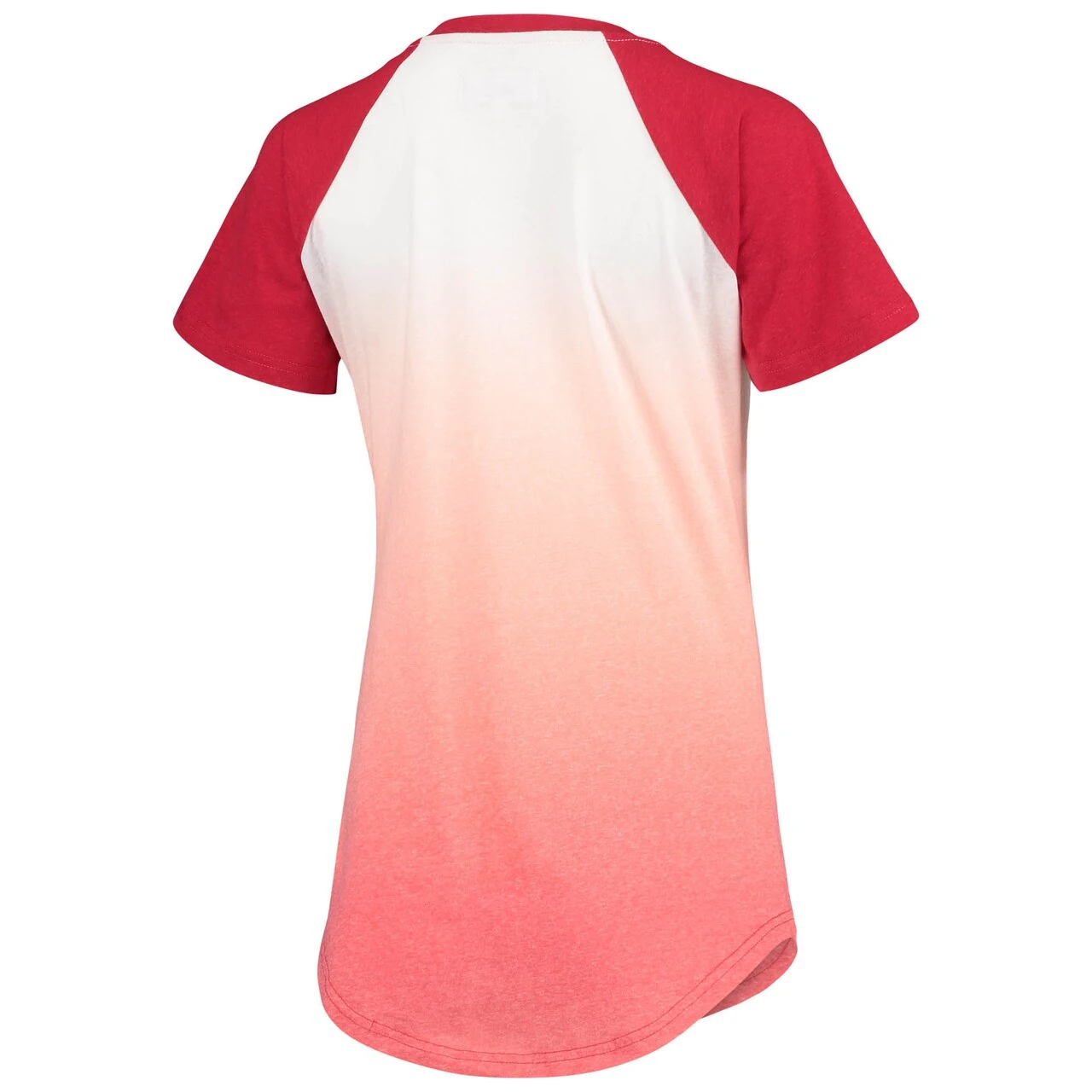 Touch Women's Arizona Diamondbacks G-III Sports By Carl Banks Red/White Shortstop Ombre Raglan V-Neck T-Shirt 5 Touch Women's Arizona Diamondbacks G-III Sports By Carl Banks Red/White Shortstop Ombre Raglan V-Neck T-Shirt - Image 3