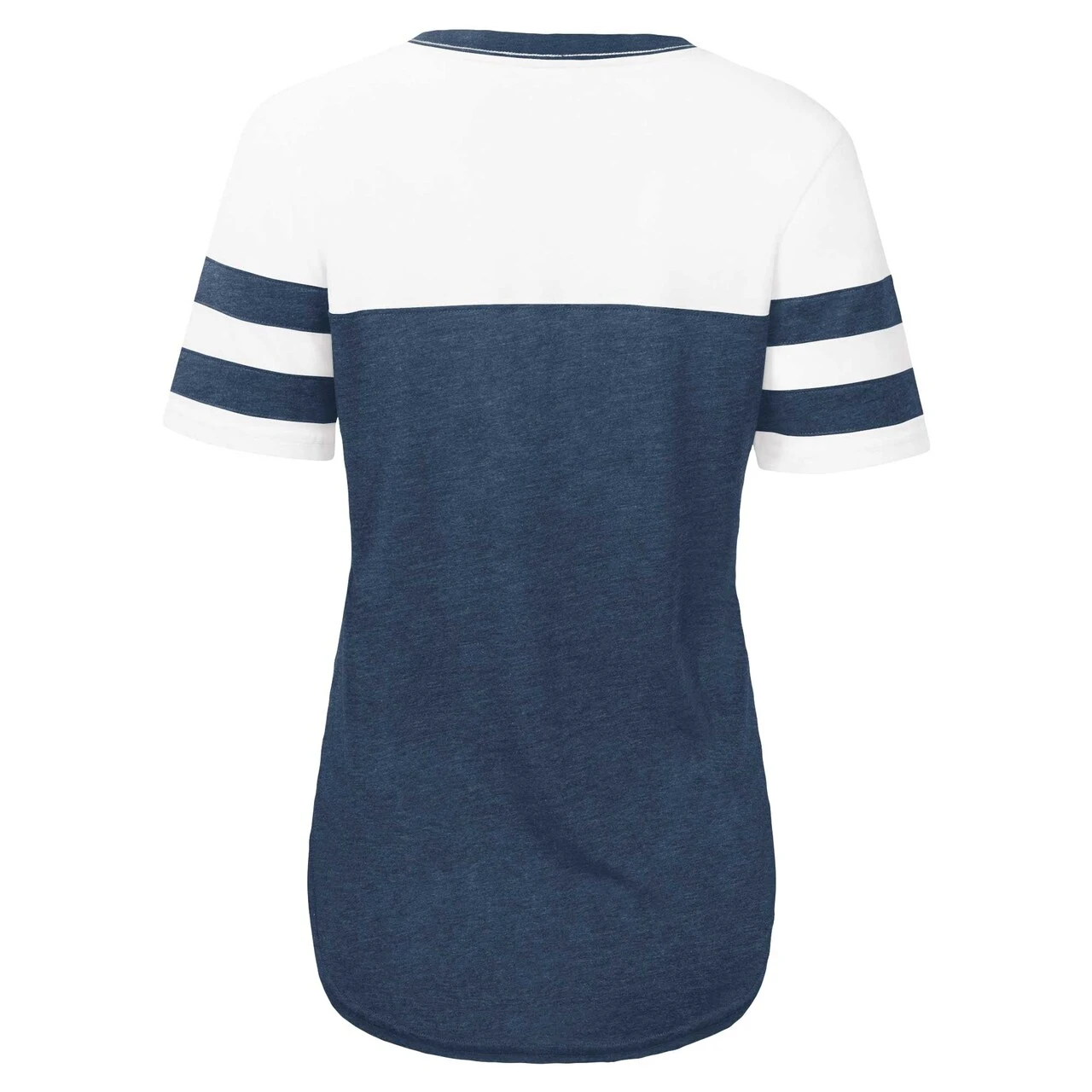 Women's Cleveland Guardians Touch Navy/White Setter T-Shirt 5 Women's Cleveland Guardians Touch Navy/White Setter T-Shirt - Image 3