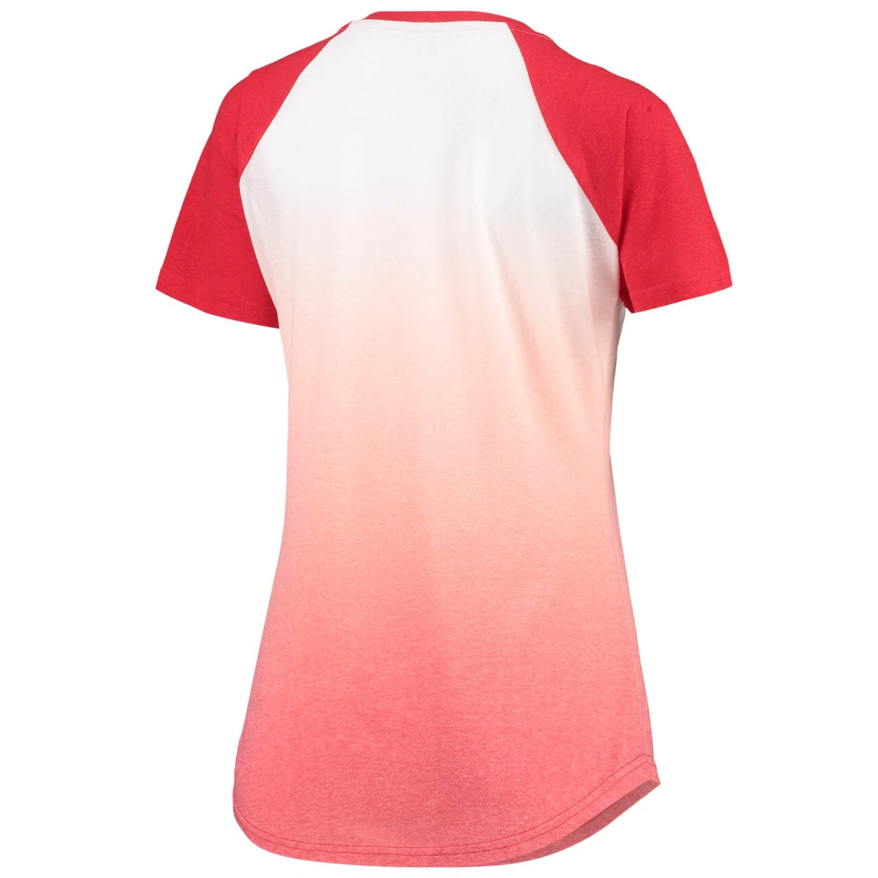 Touch Women's St. Louis Cardinals G-III Sports By Carl Banks Red/White Shortstop Ombre Raglan V-Neck T-Shirt 5 Touch Women's St. Louis Cardinals G-III Sports By Carl Banks Red/White Shortstop Ombre Raglan V-Neck T-Shirt - Image 3