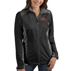 Women's Arizona Diamondbacks Antigua Black Revolve Full-Zip Jacket