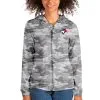 Women's Toronto Blue Jays Antigua Camo Team Absolute Full-Zip Hoodie