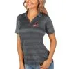 Women's St. Louis Cardinals Antigua Charcoal Compass Polo