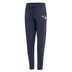 Women's Cleveland Guardians Antigua Heather Navy Action Jogger Pants