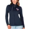 Women's Cleveland Guardians Antigua Navy Generation Full-Zip Jacket