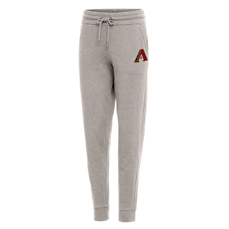 Women's Arizona Diamondbacks Antigua Oatmeal Action Jogger Pants 3 Women's Arizona Diamondbacks Antigua Oatmeal Action Jogger Pants