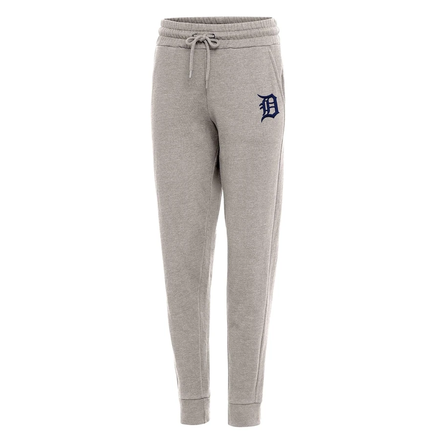 Women's Detroit Tigers Antigua Oatmeal Action Jogger Pants 3 Women's Detroit Tigers Antigua Oatmeal Action Jogger Pants