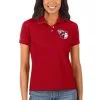 Women's Cleveland Guardians Antigua Red Legacy Pique Polo