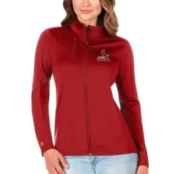 Women's St. Louis Cardinals Antigua Red Generation Full-Zip Jacket