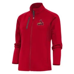 Women's St. Louis Cardinals Antigua Red Logo Generation Full-Zip Jacket