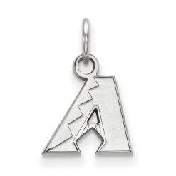 LogoArt Women's Arizona Diamondbacks Sterling Silver Extra-Small Pendant