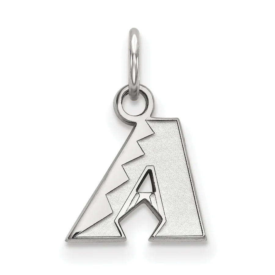 LogoArt Women's Arizona Diamondbacks Sterling Silver Extra-Small Pendant 3 LogoArt Women's Arizona Diamondbacks Sterling Silver Extra-Small Pendant