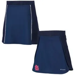 Women's St. Louis Cardinals Columbia Navy Up Next Skort