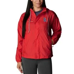 Women's St. Louis Cardinals Columbia Red Flash Challenger Full-Zip Windbreaker Jacket