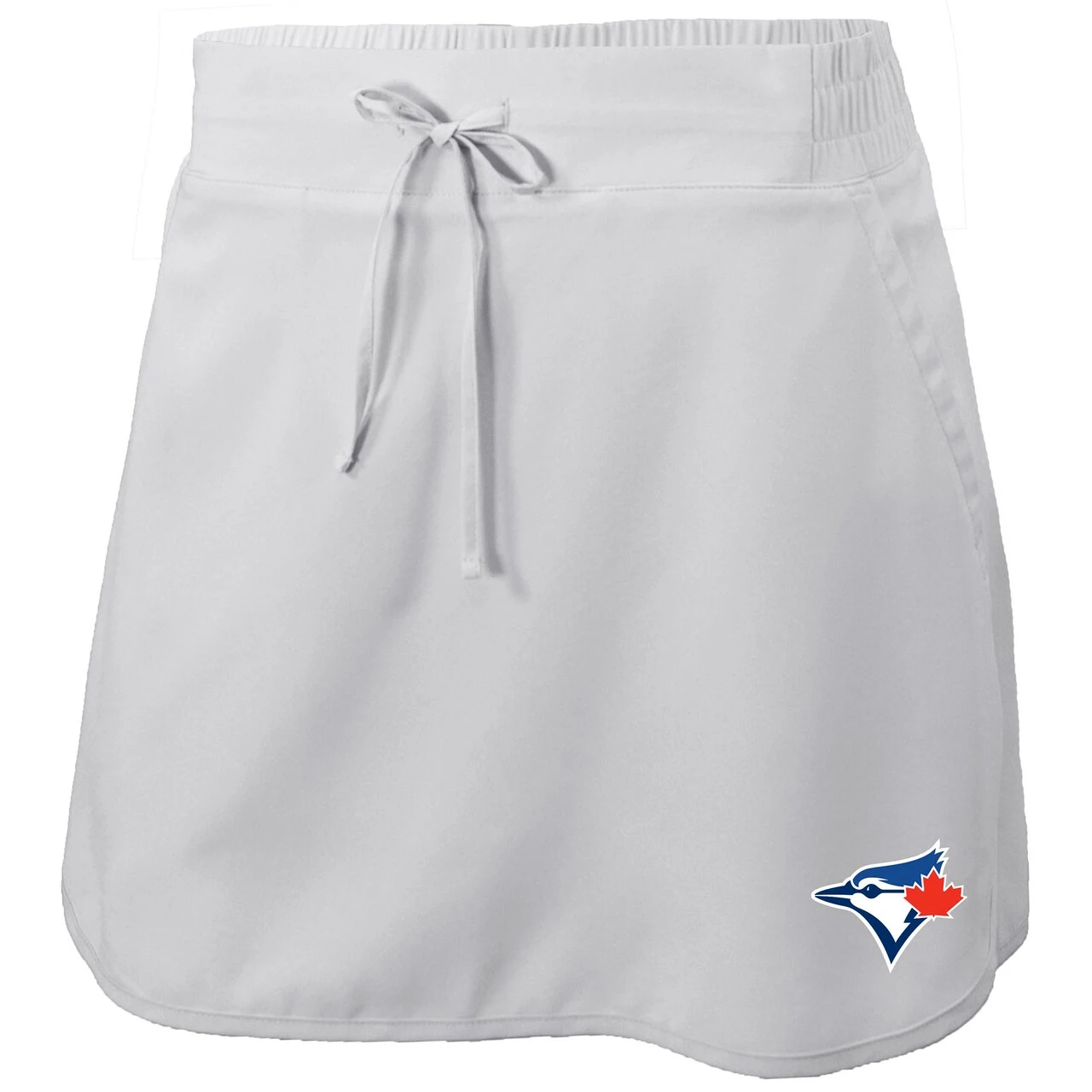 Women's Toronto Blue Jays Columbia White Omni-Wick Lakewood Pines Skort 4 Women's Toronto Blue Jays Columbia White Omni-Wick Lakewood Pines Skort - Image 2