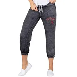 Women's Arizona Diamondbacks Concepts Sport Charcoal NBO Knit Capri Pants
