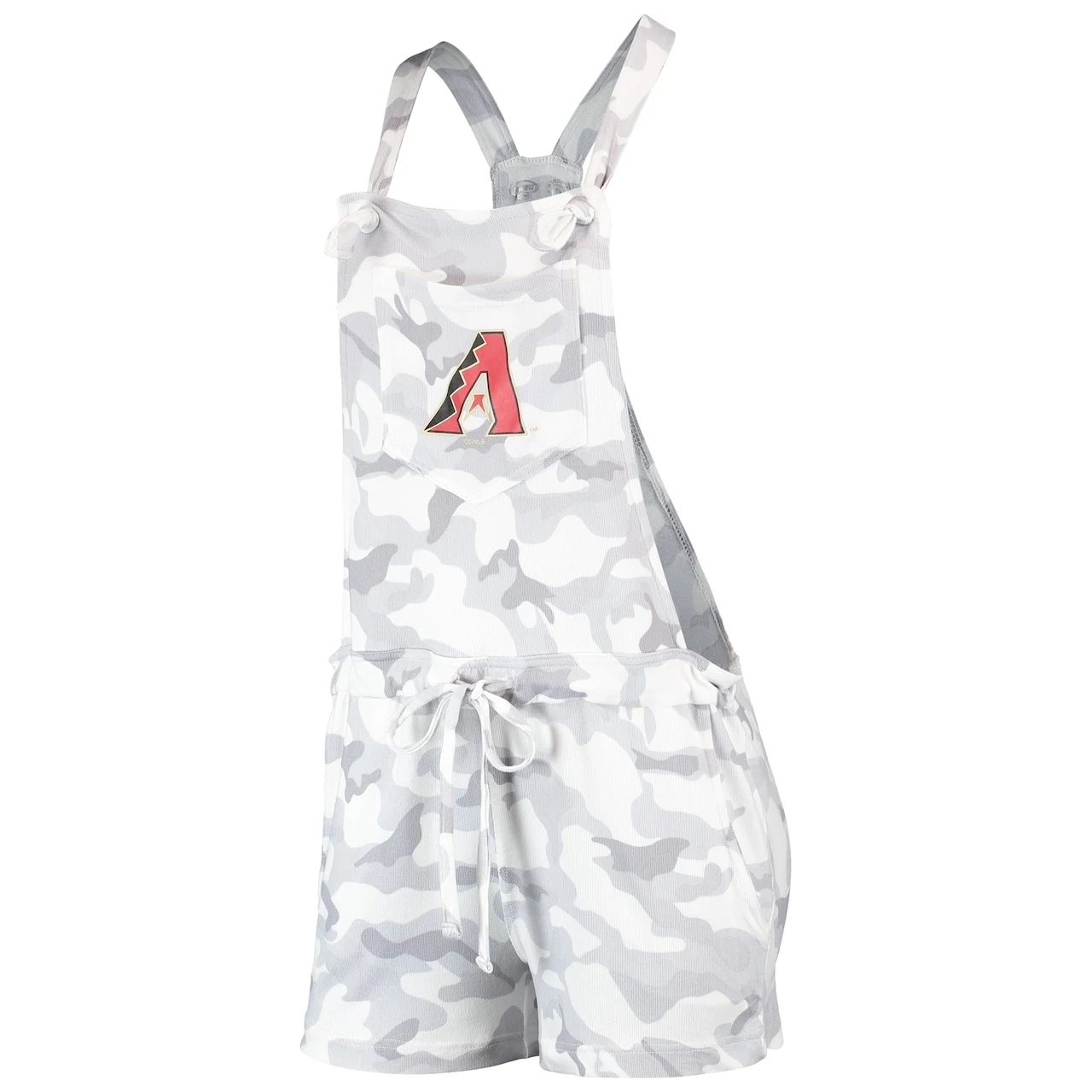 Women's Arizona Diamondbacks Concepts Sport Gray Camo Overall Romper 4 Women's Arizona Diamondbacks Concepts Sport Gray Camo Overall Romper - Image 2