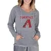 Women's Arizona Diamondbacks Concepts Sport Gray Mainstream Terry Long Sleeve Hoodie Top