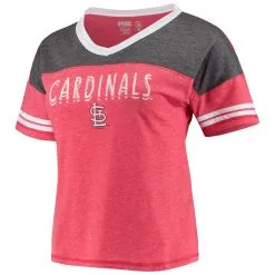 St. Louis Cardinals Sales 2023 -St. Louis Cardinals Sales 2023 womens concepts sport heathered red st louis cardinals crescent tri blend v neck t shirt and shorts sleep set pi4209000 altimages ff 4209475 17fefc34dd2564613e32alt2 full